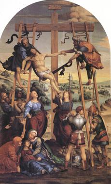 Giovanni Sodoma The Descent from the Cross (nn03) France oil painting art
